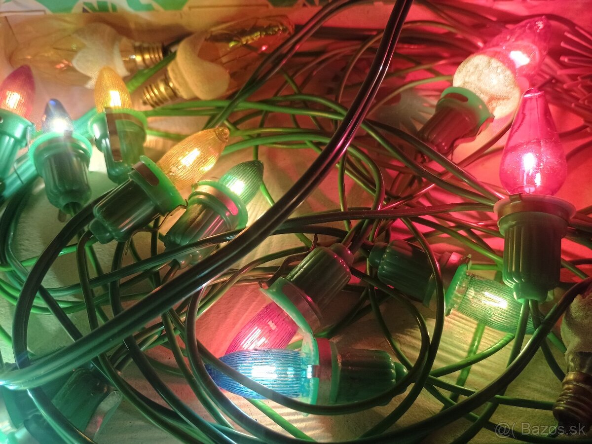 Starožitné vianočné svetlá