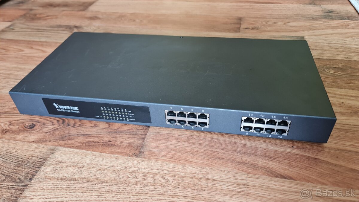 Vivotek AW-FET-160A-250 16-portový PoE switch