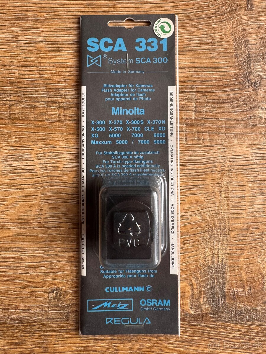 Bleskový adaptér Metz SCA 331 (systém SCA 300).