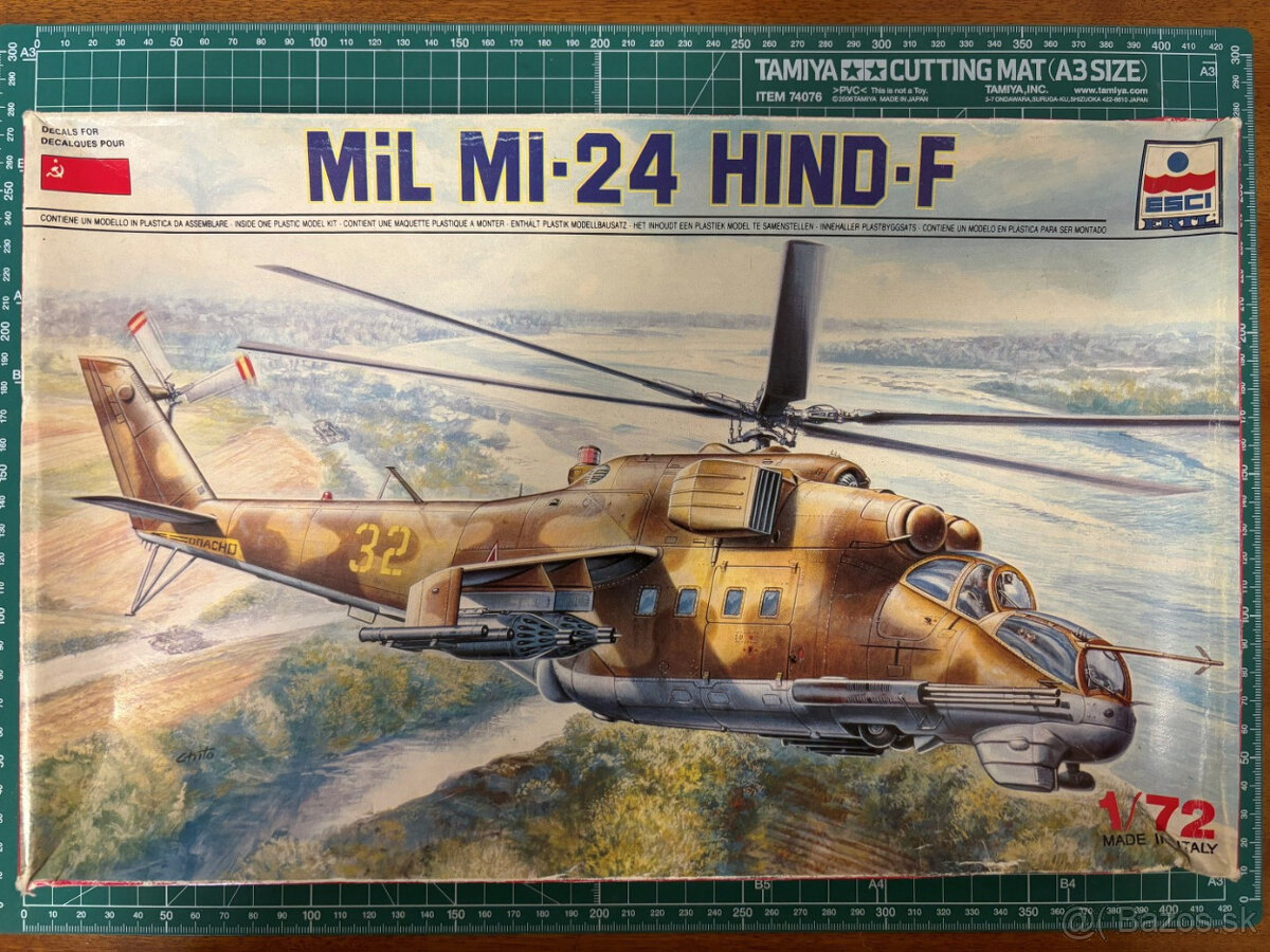 Plastikové modely vrtuľníkou 1:48 a 1:72