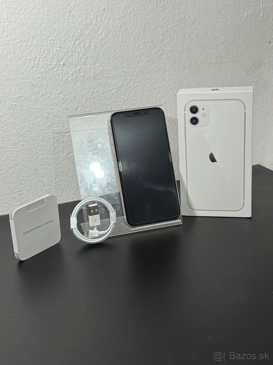 Predám Apple iPhone 11 128GB Silver Stav Nového Telefónu