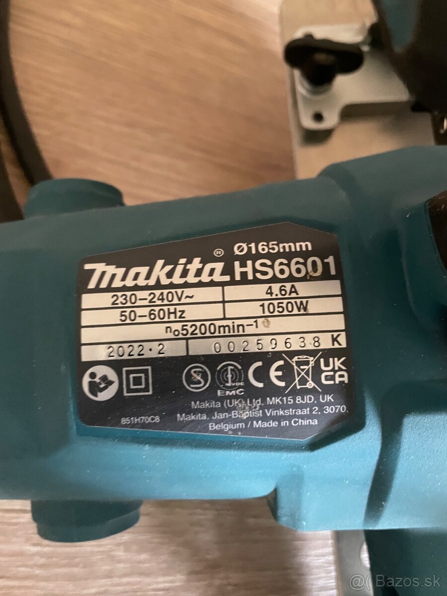 Makita HS6601 okružná píla