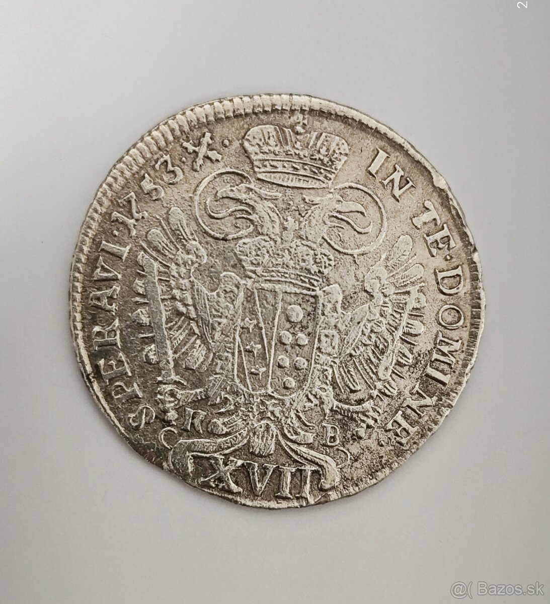 17 grajciar 1753 KB František Lotrinský, Kremnica, R, vzácn
