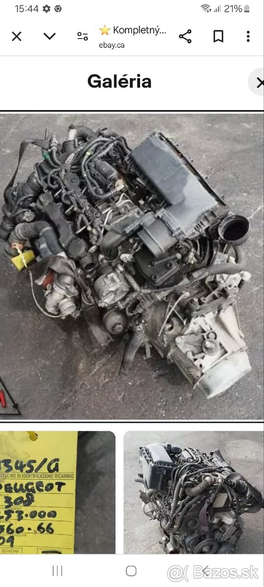 Motor peugeot Volvo Citroën Ford 1.6hdi