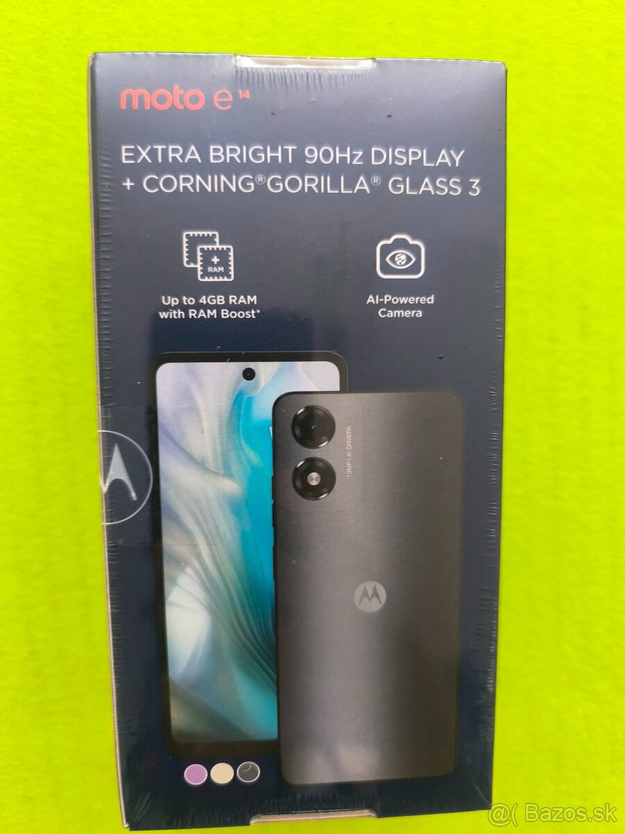 Motorola E14 nový telefón