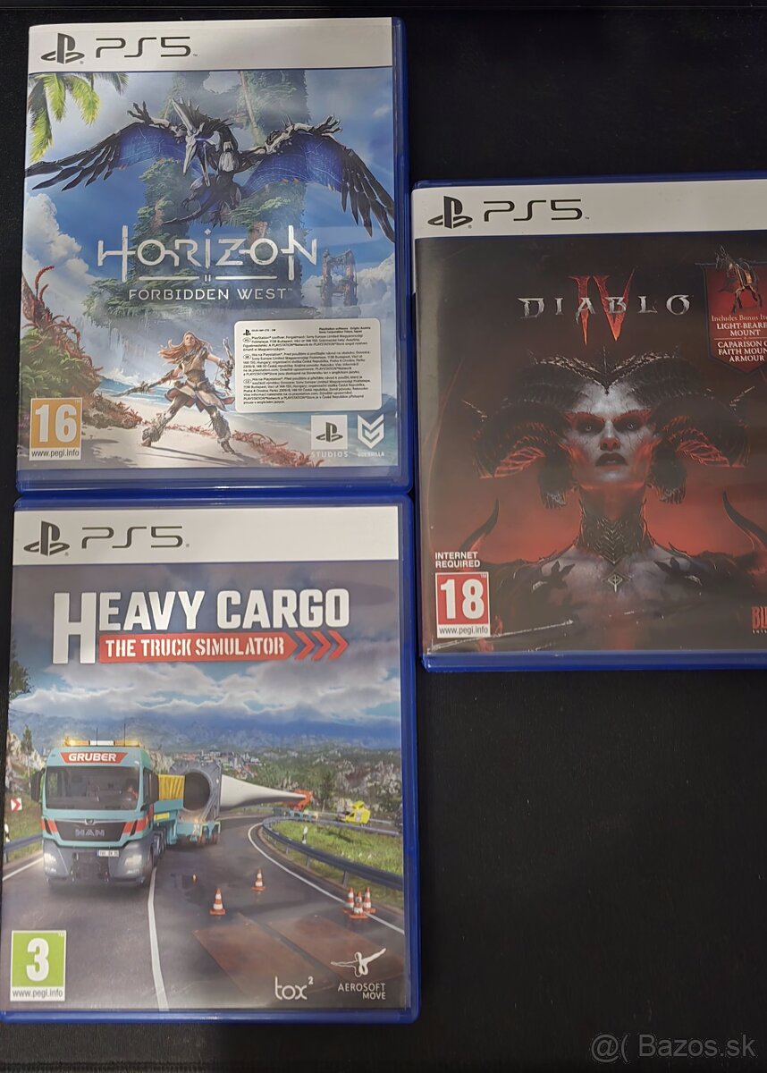 Predám hry na ps5