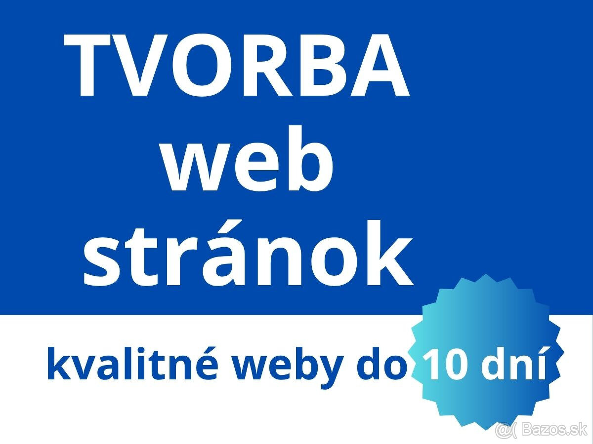 Tvorba web stranok - funkčný web