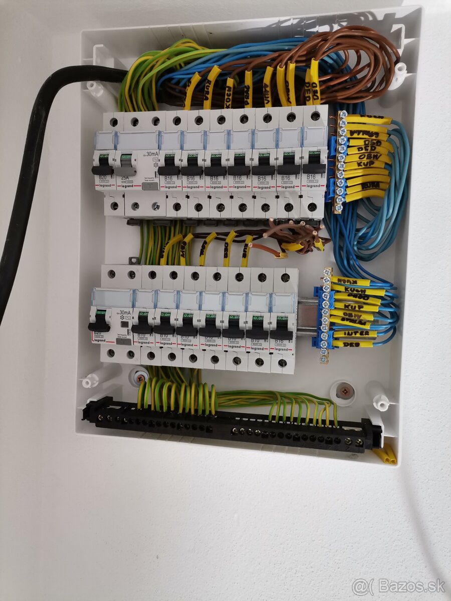 Elektrikár, elektroinštalačné práce, oprava el. spotrebyčov
