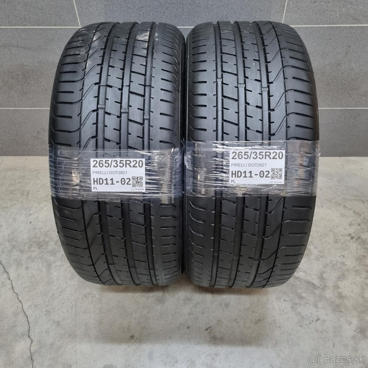 Letné pneumatiky 265/35 R20 PIRELLI DOT2821