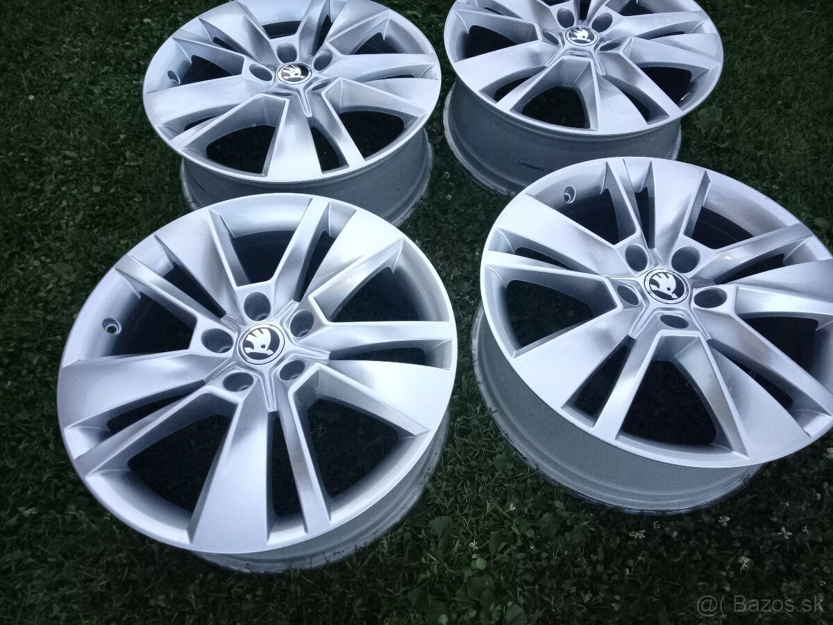 18"5x112 Škoda Kodiaq originálne hliníkové disky