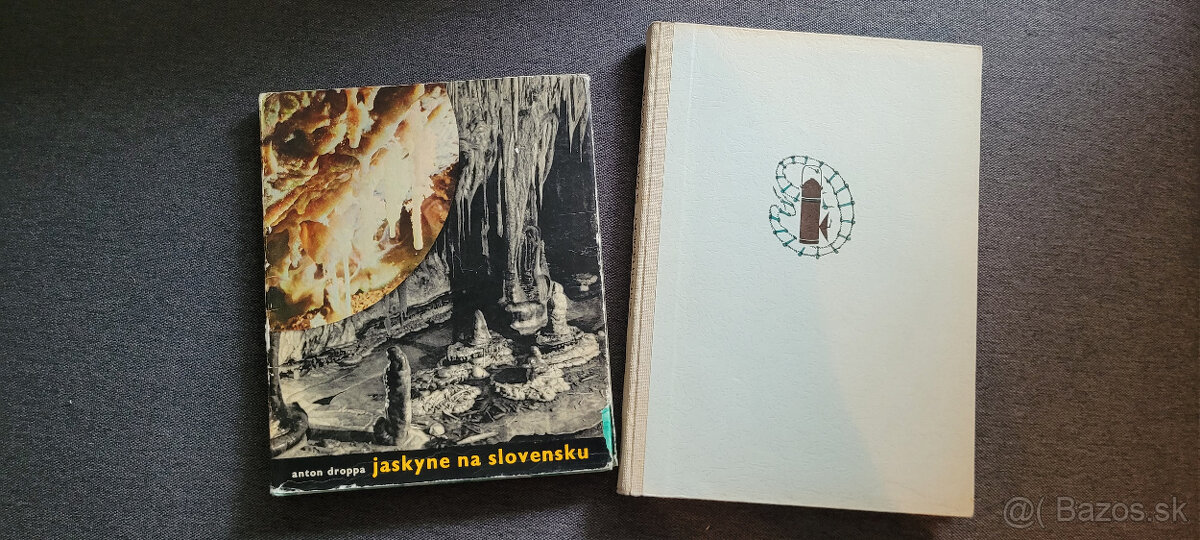2 x slovenské jaskyne - staršie knihy v krásnom stave