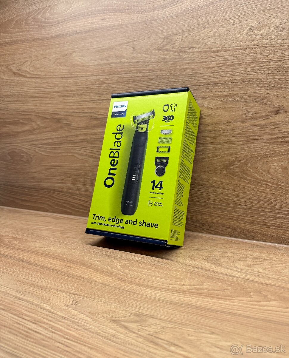 Philips OneBlade Pro 360 holiaci strojček -nový, nerozbalený