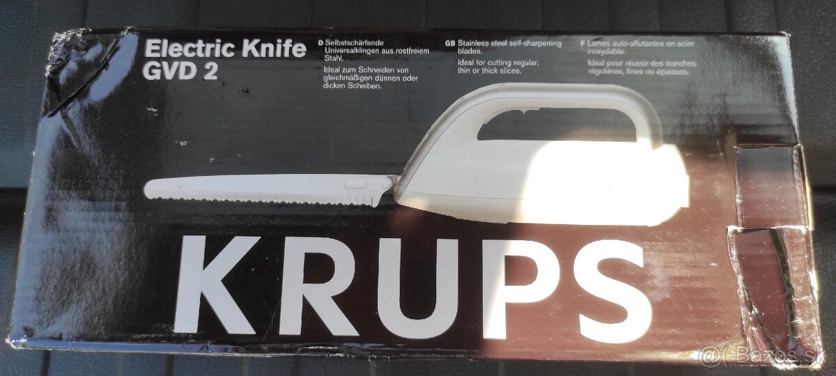 Krups GVD 241, elektrický nôž, nový