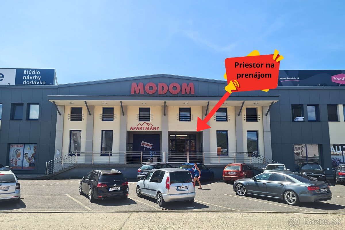 Obchodný priestor na prenájom  131 m² v polyfunkčnom centre