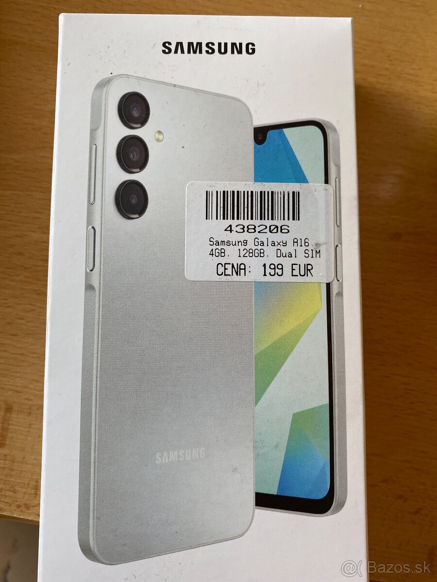 Predám Samsung A16 4GB 128 GB dual SIM šedými