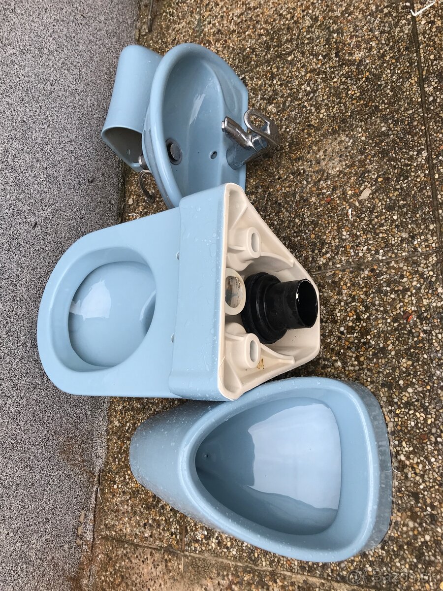 WC geberit, umývadlo vrátane batérie a sifon., pisuár.