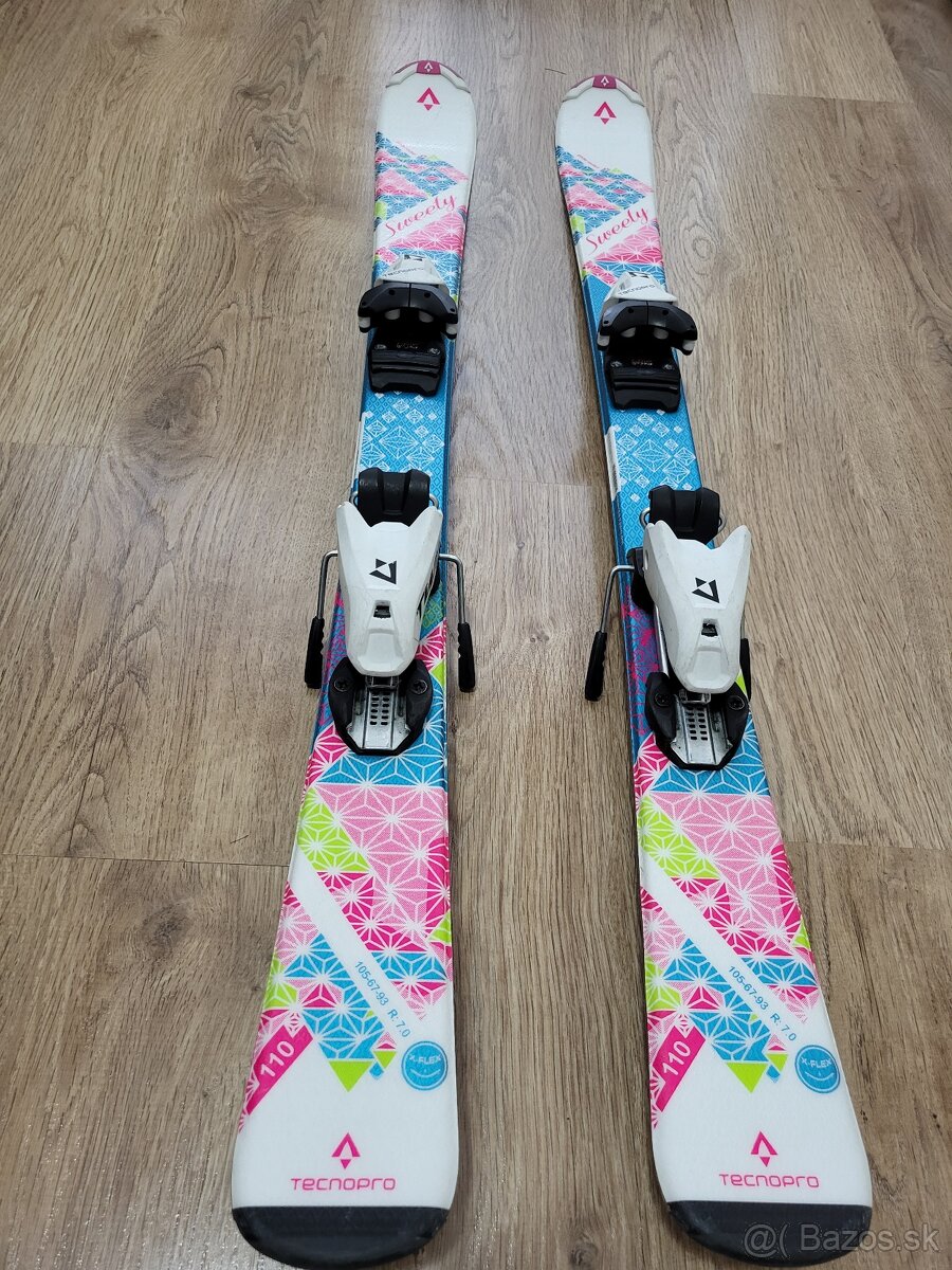 Detské lyže Tecnopro s viazaním