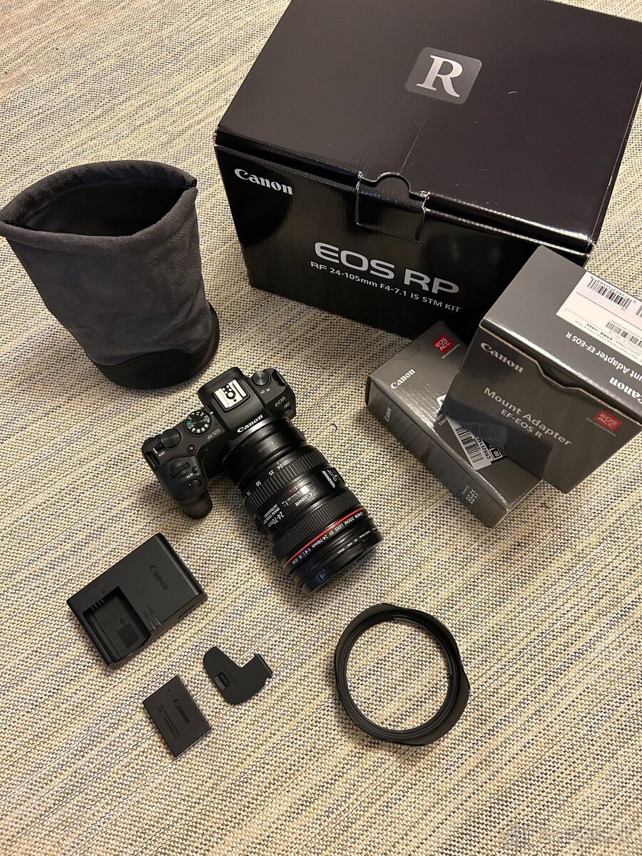 Canon EOS RP + EF 24-70mm (F4, L, IS, USM)