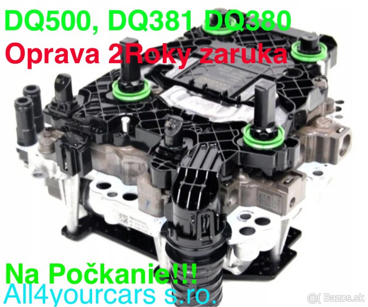 Oprava mechatroniky DQ381 DQ500 DQ380