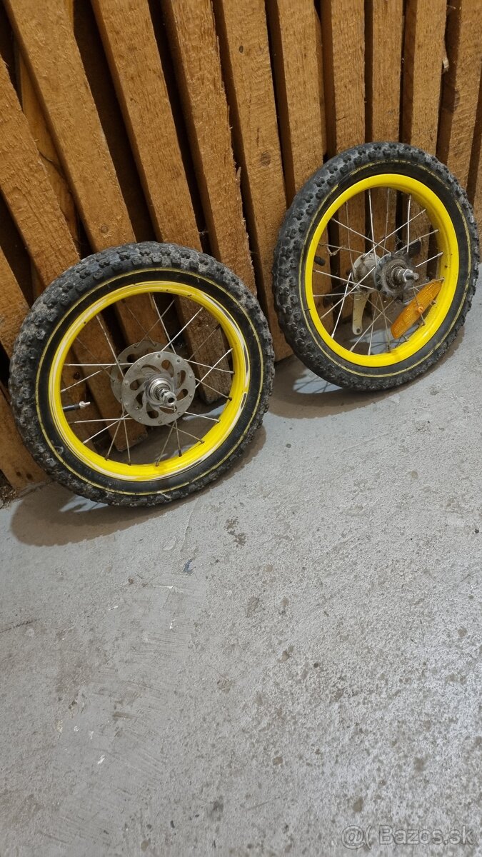Pár kolies na detsky bicykel 14 x 2.125