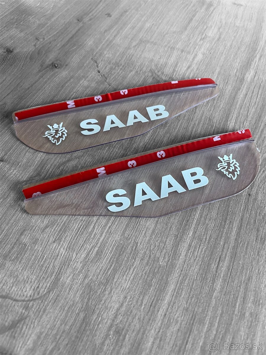 SAAB kryty na spätné zrkadlá + nálepky SAAB