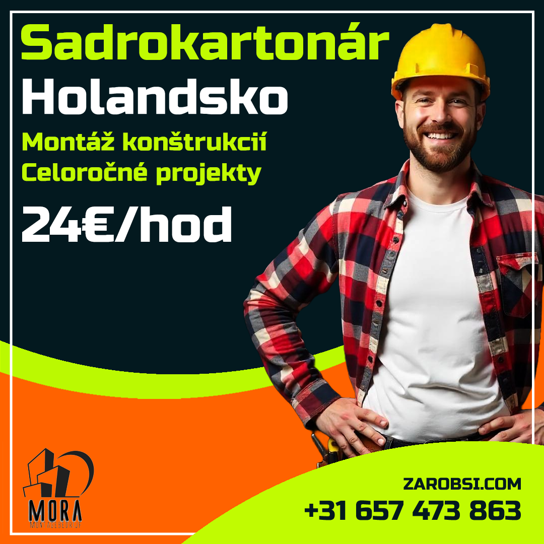 Sadrokartonár - HOLANDSKO