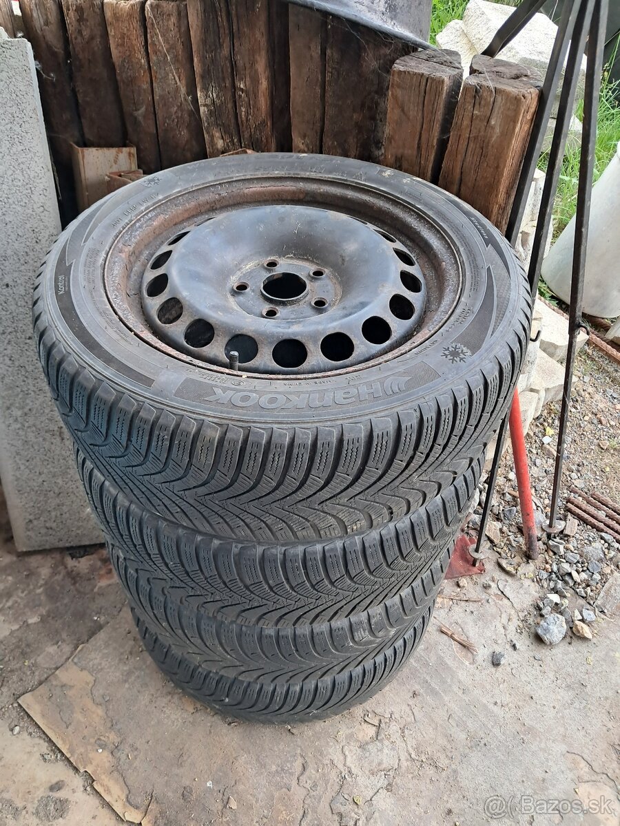 Plechové disky +zimné pneumatiky