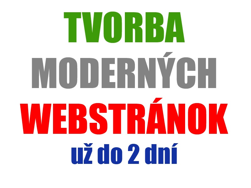 ➡️Vytvorím webstránku alebo e-shop prípadne blog
