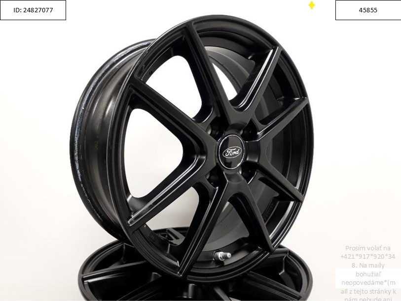 Ford Fiesta, Focus, Puma alu disky 4x108 R16 ET38 6J 1257