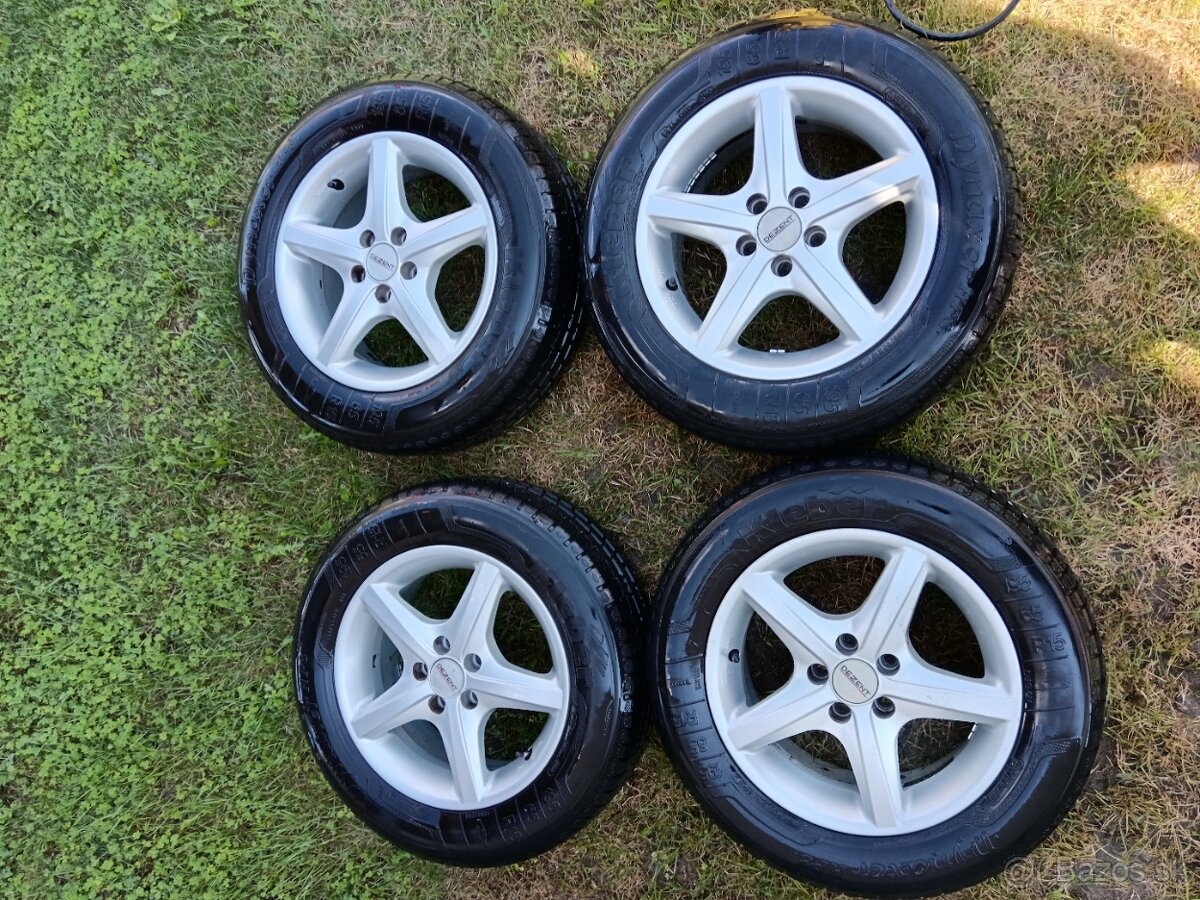 Predám elektróny Dezent 5x100 R15 195/65R15