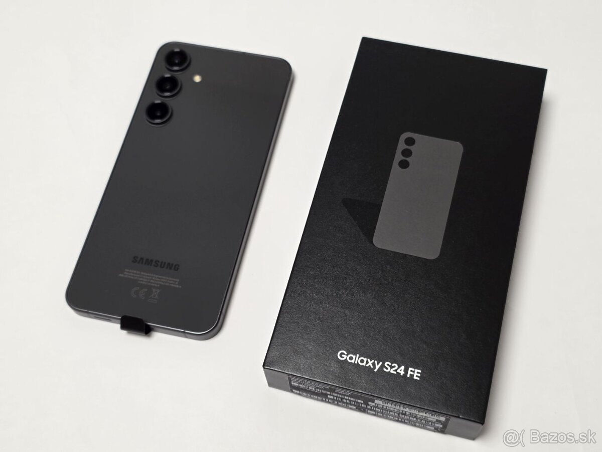 Samsung Galaxy S24 FE 256GB Graphite, dual SIM (nepoužitý)