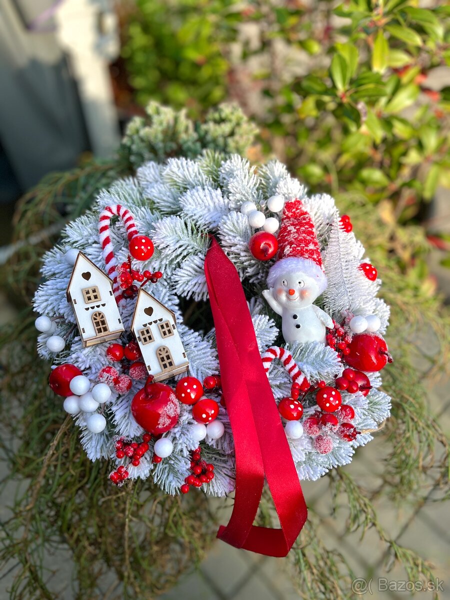 🎁 Vianočný venček na dvere 🎅🏼❤️