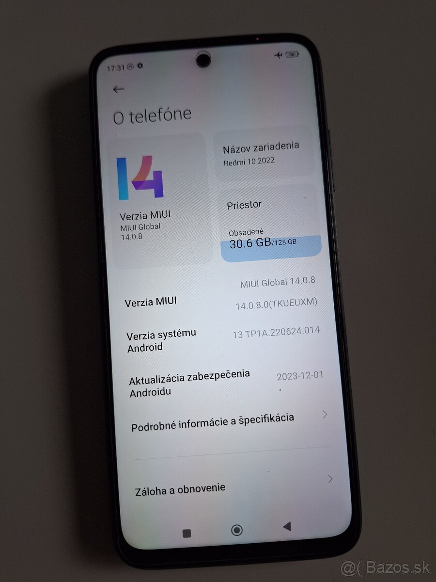 Predám Xiaomi Redmi 10 (2022)