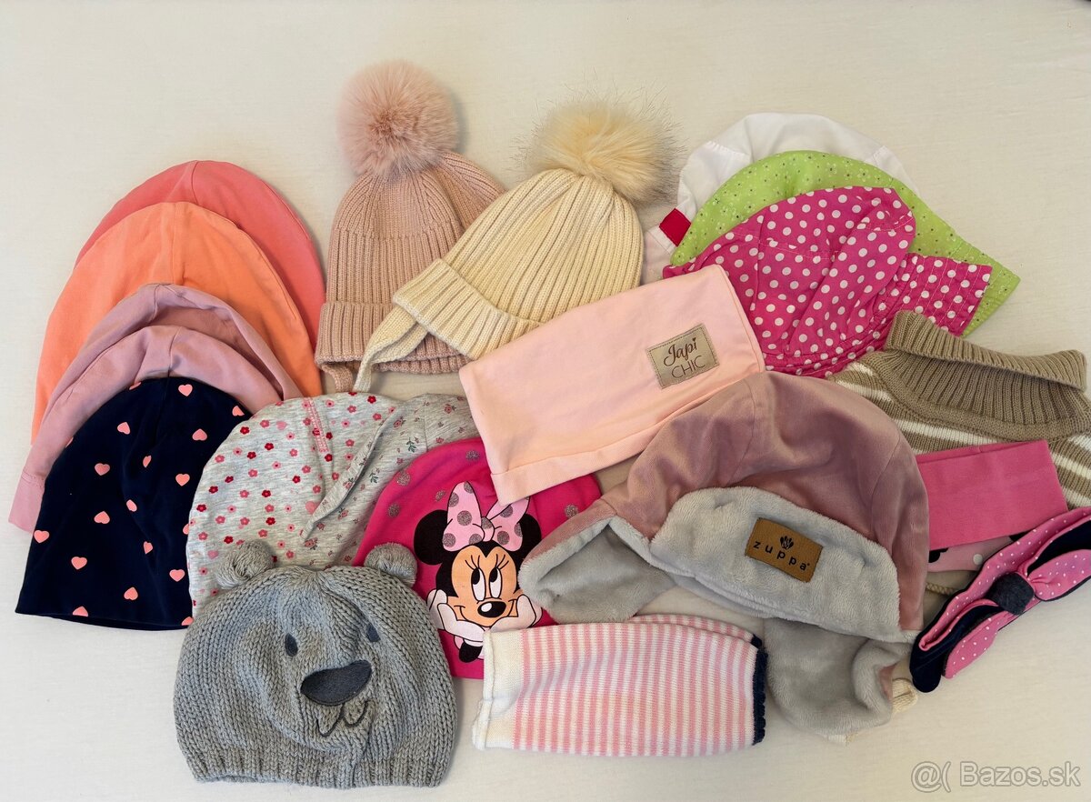 Balik krasnych kvalitnych ciapok pre dievcatko 0 az 4 roky.