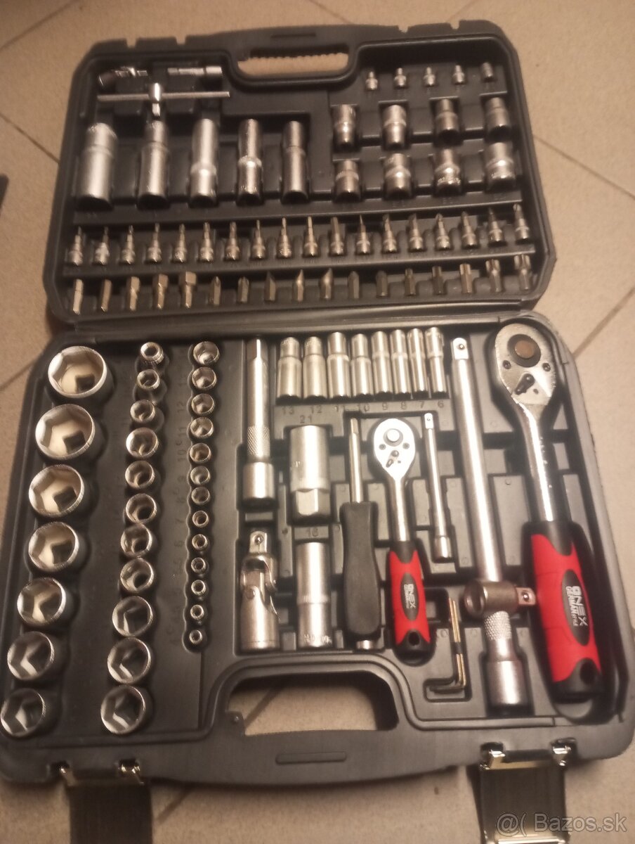 Gola sada 108 dielna z chróm vanádiovej ocele-nová