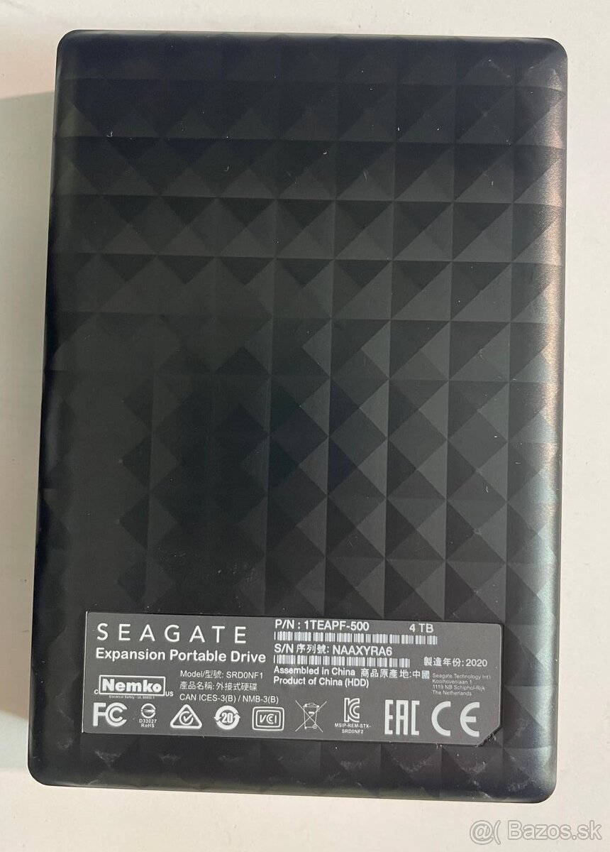 Externý 2,5" HDD Seagate 4TB
