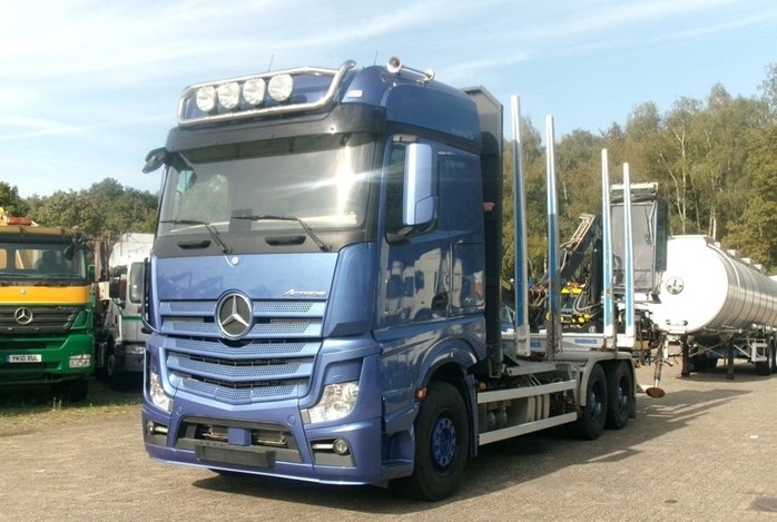 Mercedes-Benz Actros 2663-6x4–Lesovůz+HR-Hiab Loglift F96