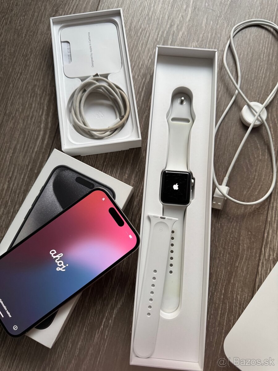 iPhone 15pro 128gb + apple watch series 3