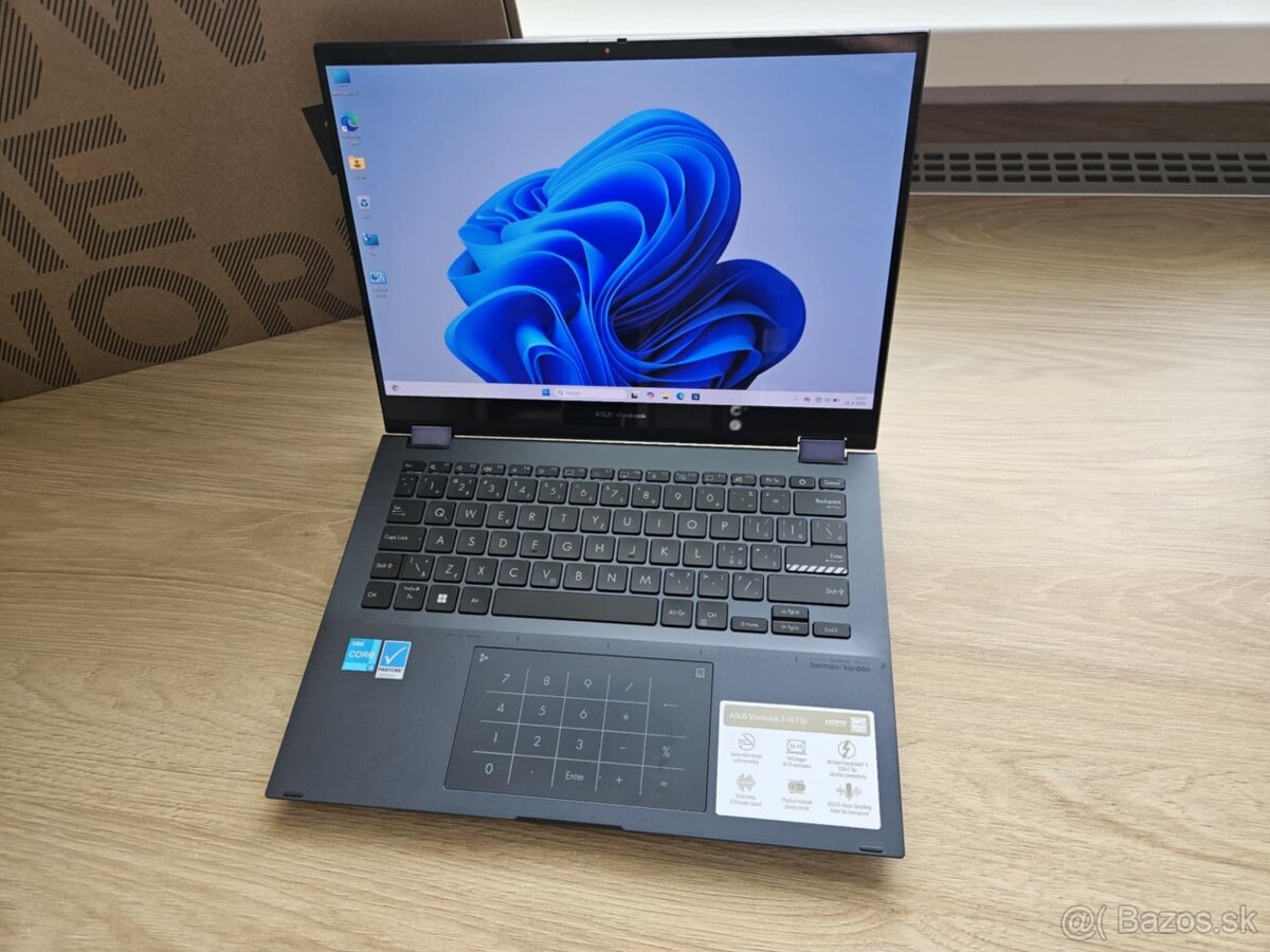 ASUS S14 Flip OLED TOUCH 14.0˝ 2,8K 90HZ,i3-1220P,20GB/256GB