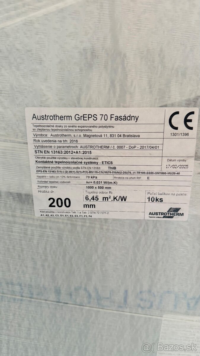 Austrothrem GrEPS 70 fasadny