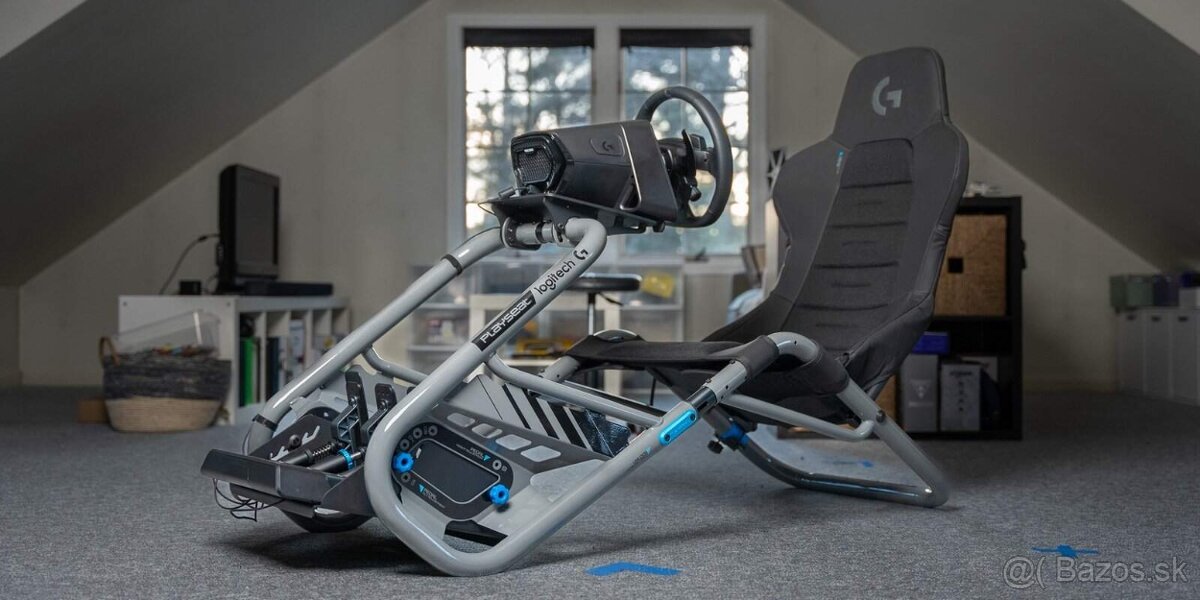 Simrig Simagic Alpha + P1000 + GT Neo + Playseat Trophy
