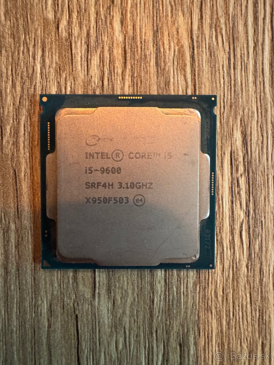 Predám procesor Intel Core i5-9600 (9. generácia)