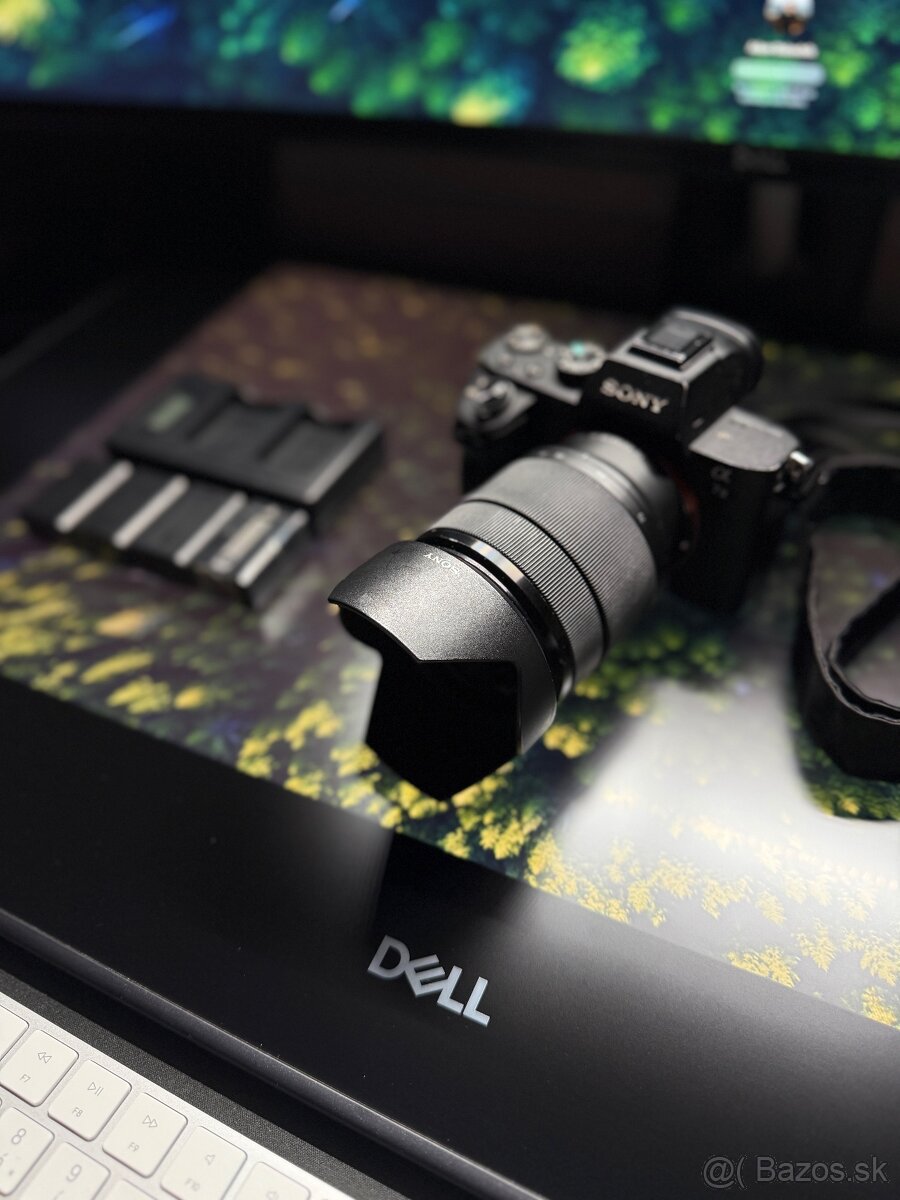 Sony A7 II + objektív 28-70 + 3 záložné baterky + charger