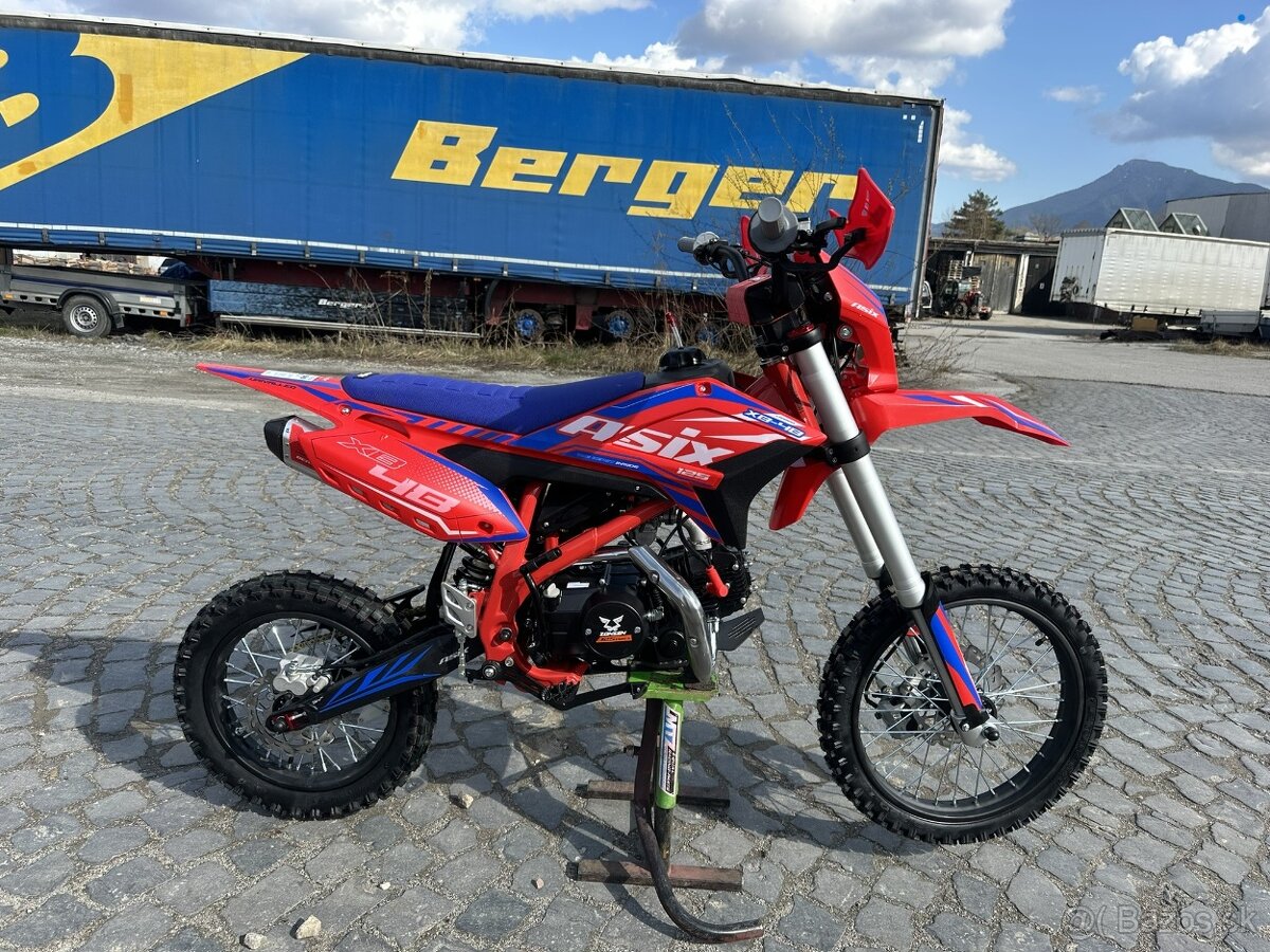 nejazdený Pitbike ASIX XB48 125CM3 + El. štart, Predne svetl
