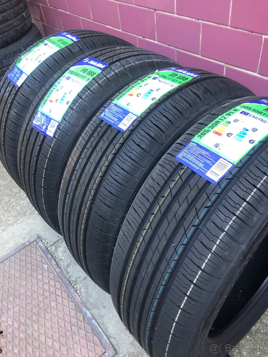205/55 R17 4ks Haida letne Nove
