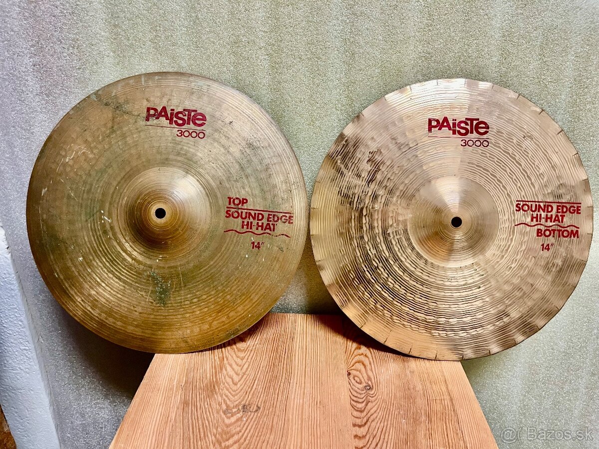 Paiste 3000 hi hat 14" Sound edge.