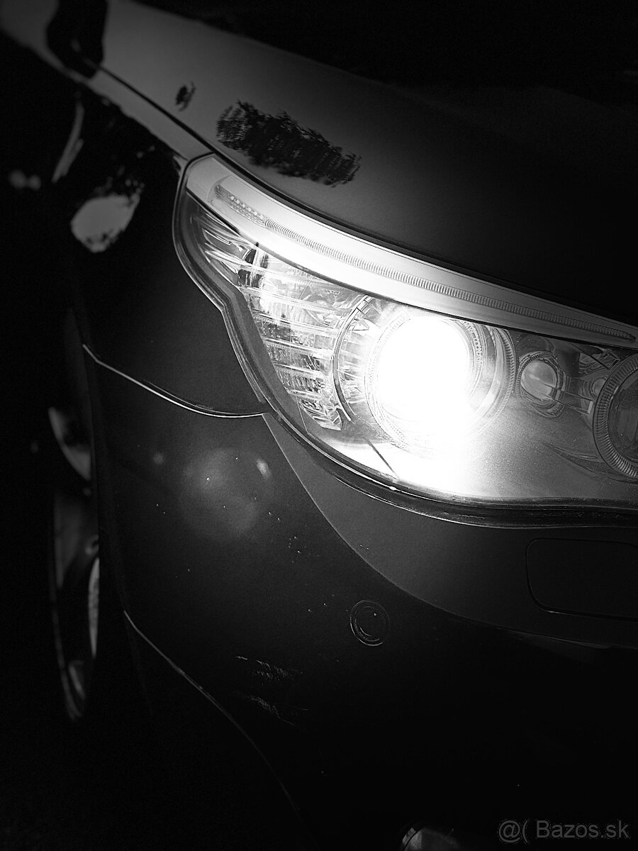 BMW 535d e61, Čr, 2. majitel, kombi, panorama atd