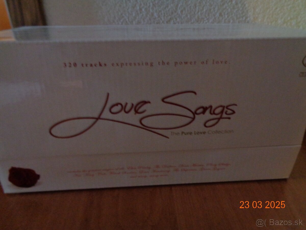 Predám zbierku CD Love Songs