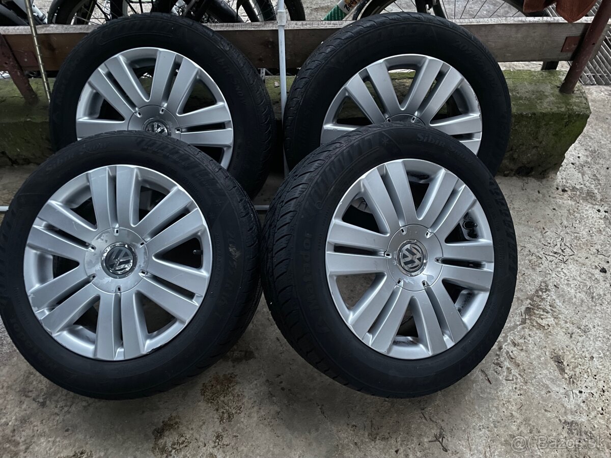 predám originál vw disky r16 + zimné pneu