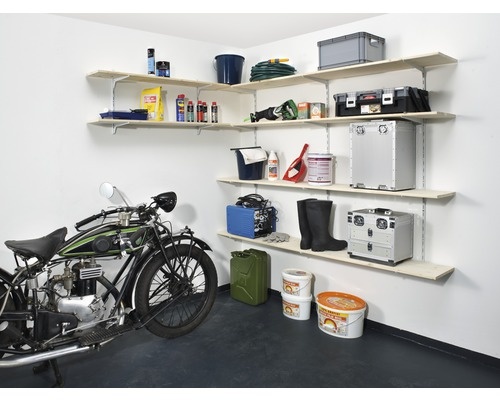 Regálový systém - lišty a konzoly